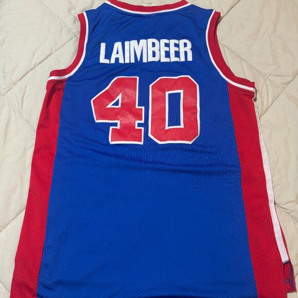 Adidas Detroit Pistons Bill Laimbeer 1989-1990 Hardwood Classics jersey - Picture 4 of 6